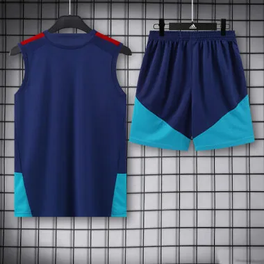 Two Stars Spain 202026 Dark Blue Vest Suit (S-2XL)