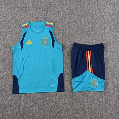 Two Stars Spain 202026 Blue Vest Suit (S-2XL)