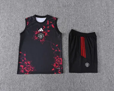 Manchester United 2026/27 Red And Black Vest Suit (S-2XL)