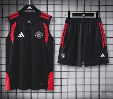 Manchester United 2026/27 Black Vest Suit Size S-2XL