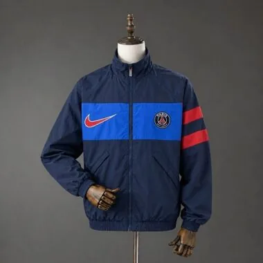 2026 PSG Dark Blue Windbreaker Size S-2XL