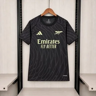 Arsenal 2026/27 Pre-Match Black Jersey S-XXL
