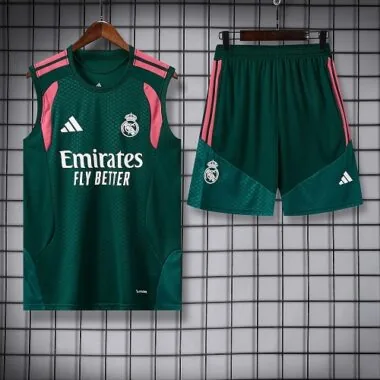 Real Madrid 2026/27 Green Vest Suit Size S-2XL