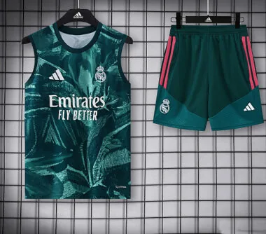 Real Madrid 2026/27 Green Special Vest Suit Size S-2XL
