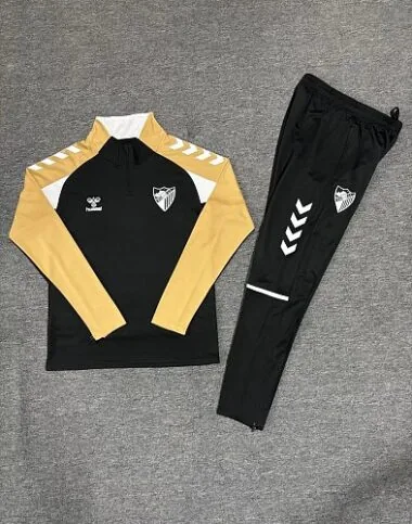 Malaga 2026/27 Black Half zipper Training Suit S-2XL