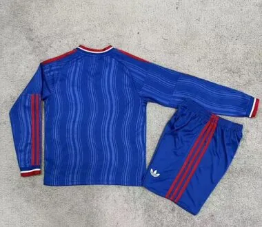 Manchester United 2026/27 Away Long Sleeve Kid Kits 16-28