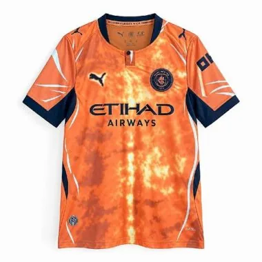 Manchester city 2026/27 Orange Goalkeeper soccer Jersey size S-4XL