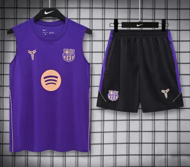 2026/27 Barcelona & Kobe Purple Vest Suit Size S-2XL