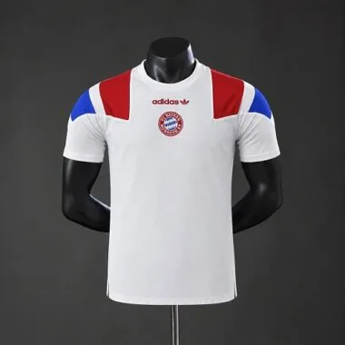 Bayern Munich 2026/27 EQT White Player Version Retro Jersey