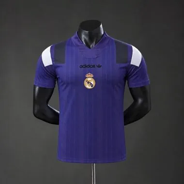 Mens Real Madrid 2026/27 EQT Purple Retro Model Player Version Jersey