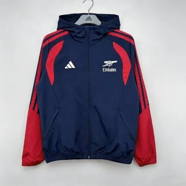 Arsenal 2026/27 Dark Blue Windbreaker Jacket Size S-2XL