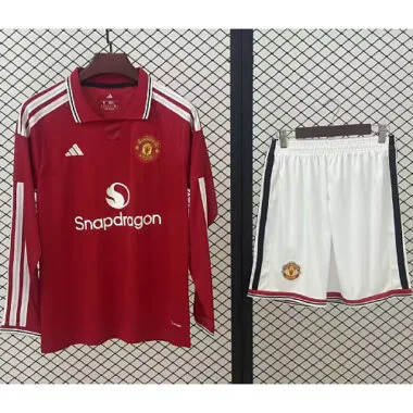 Manchester United 2026/27 Home Long Sleeve Adult Suit Size S-2XL