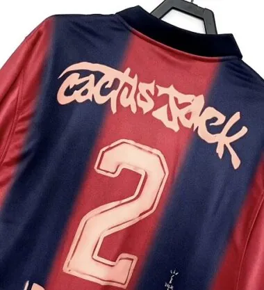 2026/27 Barcelona X travis scott Retro Model Long Sleeve Jersey (S-XXL)