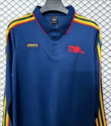 Arsenal 2026/27 Dark Blue Retro Model Long Sleeve Soccer Jersey (S-4XL)