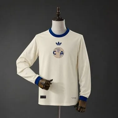 Club America 2026/27 110th Anniversary Cream Long-Sleeve Jersey S-4XL