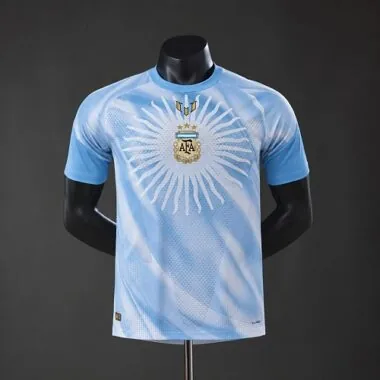 Argentina 2026 Messi Farewell Pre-Match White Jersey Player Version S-3XL Argentina 2026 Messi F