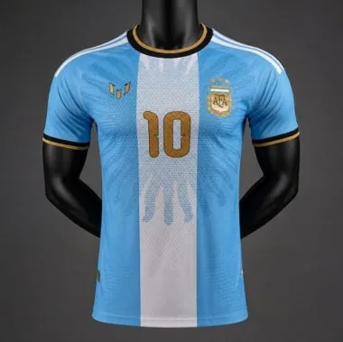 Argentina 2026 Messi Farewell Commemorative Signature Jersey Player Version Jersey (S-3XL)
