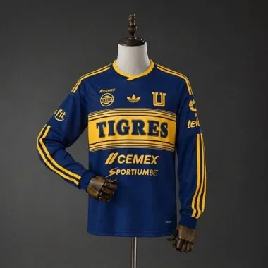 Tigres UANL 2026/27 Away Long Sleeve Soccer Jersey Size S-4XL