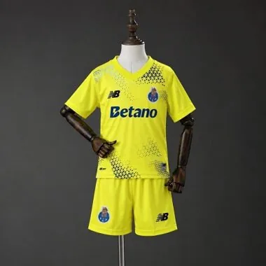FC Porto 2026/27 Goalkeeper Yellow Kids Kits 16-28
