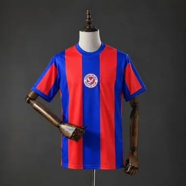 Retro Crystal Palace 1973/75 home soccer jersey size S-2XL