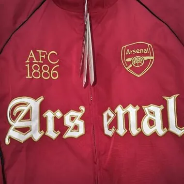 Arsenal 1886 Retro Red Windbreaker Jacket (S-2XL)
