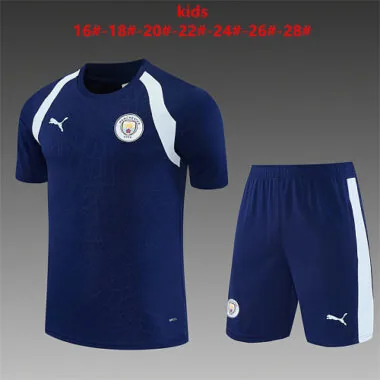 Manchester city 2026/27 Navy Blue Training Kid Kit size 16-28