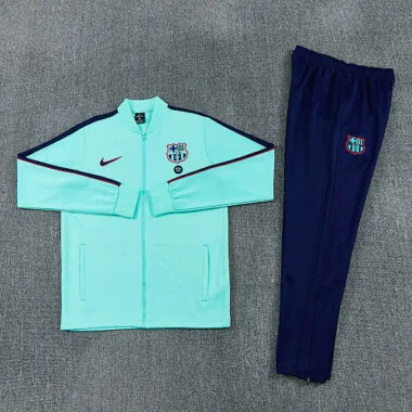 Barcelona 2026/27Light Green Long Sleeve Jacket suit (S-XXL)