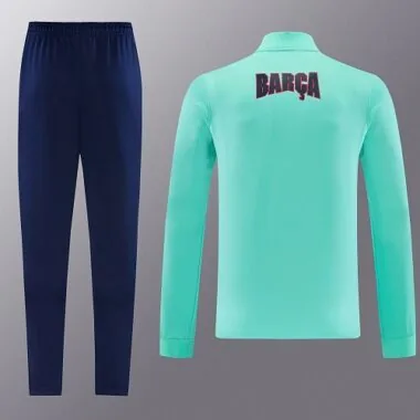 Barcelona 2026/27Light Green Long Sleeve Jacket suit (S-XXL)