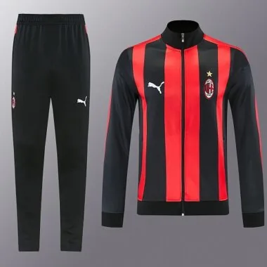 AC Milan 2026/27 Black And Red Long Sleeve Jacket suit S-XXL