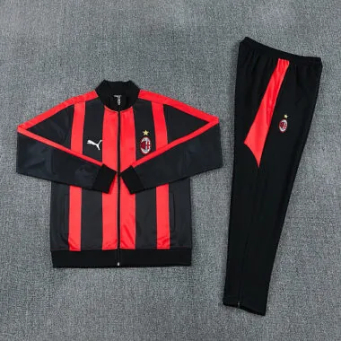AC Milan 2026/27 Black And Red Long Sleeve Jacket suit (S-XXL)