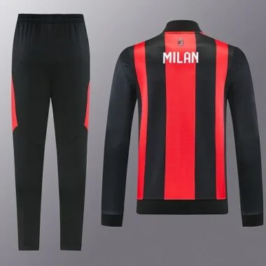 AC Milan 2026/27 Black And Red Long Sleeve Jacket suit (S-XXL)