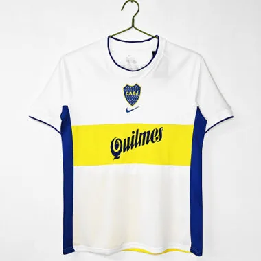 Retro Boca Juniors 2001/02 away soccer jerseys S-XXL