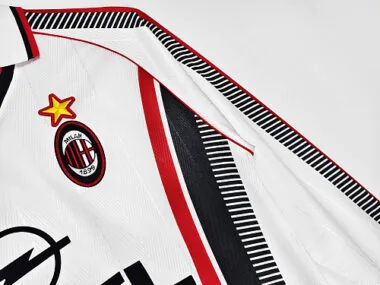 Retro AC milan 1997/98 away long sleeve soccer Jersey (S-XXL)