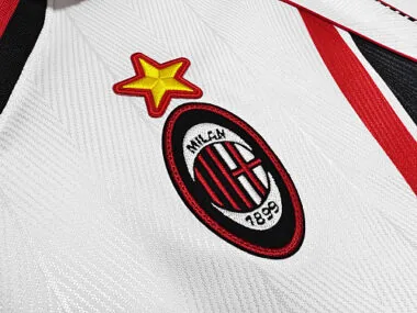 Retro AC milan 1997/98 away long sleeve soccer Jersey (S-XXL)