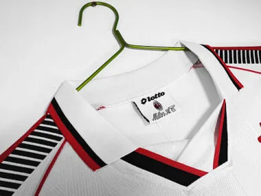 Retro AC milan 1997/98 away long sleeve soccer Jersey (S-XXL)