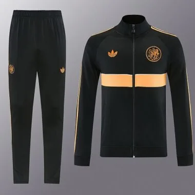Ajax 2026/27 Black Long Sleeve Jacket suit S-XXL