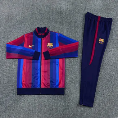 Barcelona 2026/27 Red And Blue Long Sleeve Jacket suit (S-XXL)