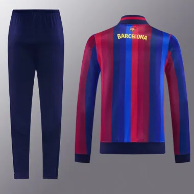 Barcelona 2026/27 Red And Blue Long Sleeve Jacket suit (S-XXL)