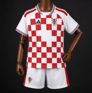 kid kit Croatia 2026/27 Home Soccer Jersey size 16-28