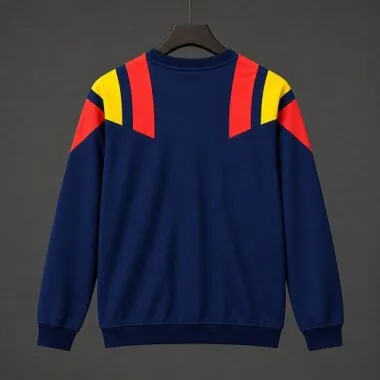 2026 Spain EQT Navy Blue Long Sleeve Sweatshirt (S-3XL)