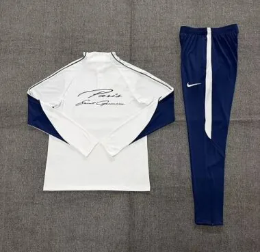 PSG 2026/27 White Half zipper training clothes Kid (Size 10-18)