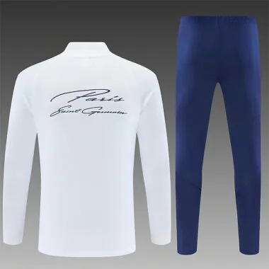 PSG 2026/27 White Half zipper Training Suit (S-2XL)