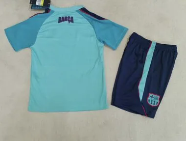 Kids Kit Barcelona 2026/27 Blue Special Soccer Jersey (Size 16-28)