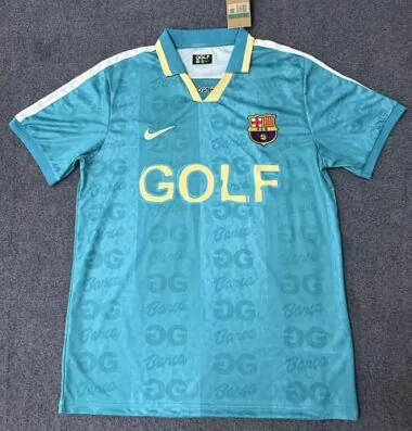 Barcelona 2026/27 & GOLF Blue Special Soccer jersey S-2XL