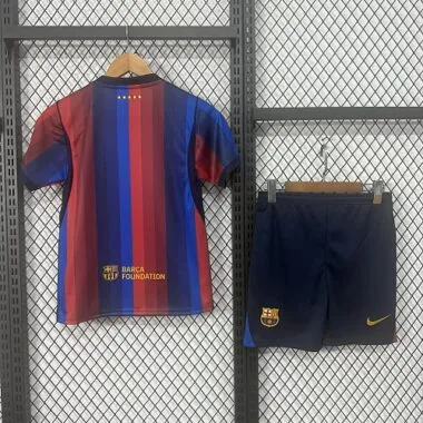Kid Kit Barcelona 2026/27 Home GOLF Soccer Jersey (Size 16-28)