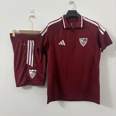 Sevilla FC 2026/27 Red POLO Suit Size S-2XL