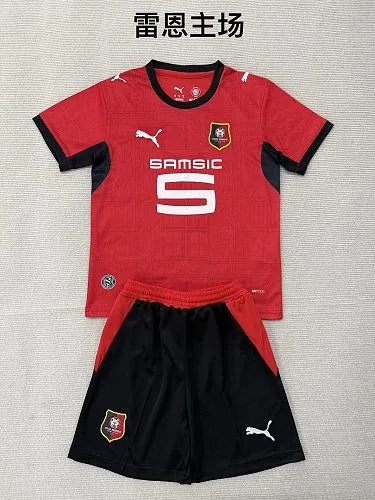 Stade Rennais 2026-27 Home kid kit Size 16-28