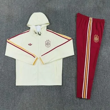 Spain 2026 Beige Windbreaker Suit (S-2XL)