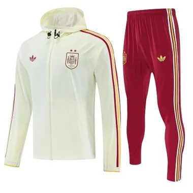 Spain 2026 Beige Windbreaker Suit (S-2XL)