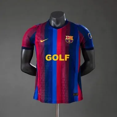 2026/27 Barcelona x Golf Wang El Clasico Home Jersey Player Version S-4XL